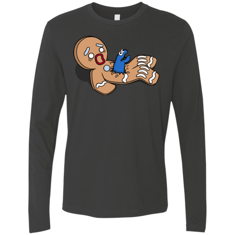 T-Shirts Heavy Metal / S Alien Nom Nom Men's Premium Long Sleeve