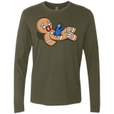 T-Shirts Military Green / S Alien Nom Nom Men's Premium Long Sleeve