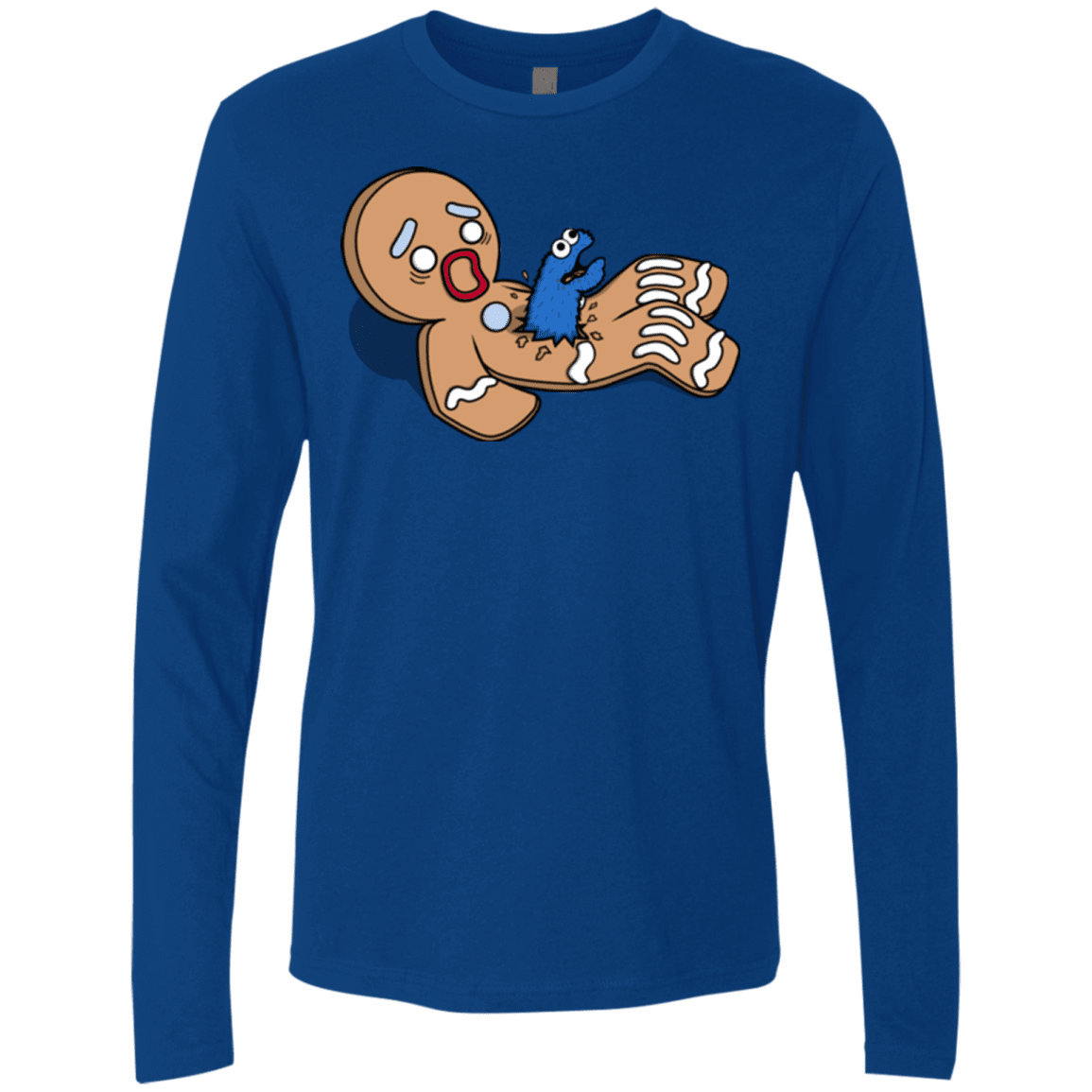 T-Shirts Royal / S Alien Nom Nom Men's Premium Long Sleeve