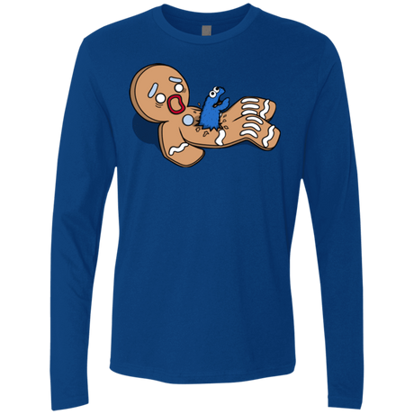 T-Shirts Royal / S Alien Nom Nom Men's Premium Long Sleeve