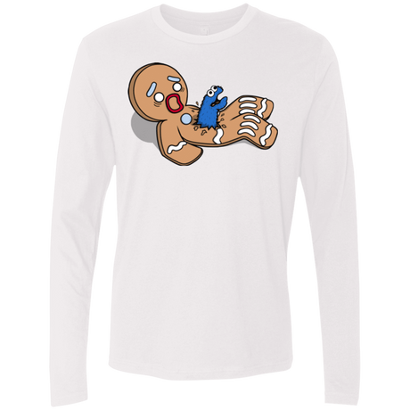 T-Shirts White / S Alien Nom Nom Men's Premium Long Sleeve