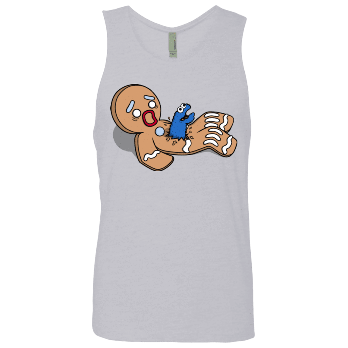 T-Shirts Heather Grey / S Alien Nom Nom Men's Premium Tank Top