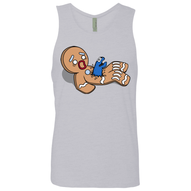 T-Shirts Heather Grey / S Alien Nom Nom Men's Premium Tank Top