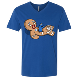 T-Shirts Royal / X-Small Alien Nom Nom Men's Premium V-Neck