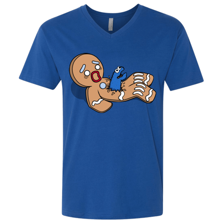 T-Shirts Royal / X-Small Alien Nom Nom Men's Premium V-Neck