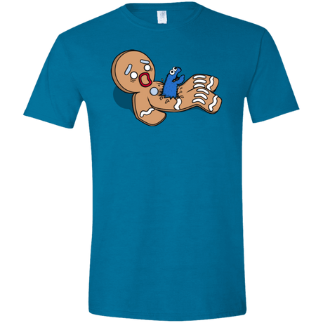 T-Shirts Antique Sapphire / S Alien Nom Nom Men's Semi-Fitted Softstyle