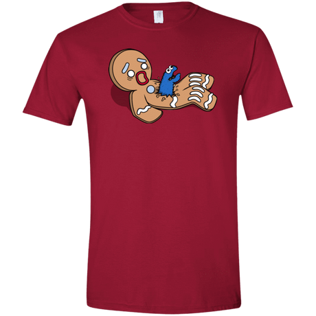 T-Shirts Cardinal Red / S Alien Nom Nom Men's Semi-Fitted Softstyle