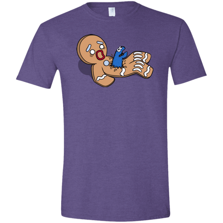 T-Shirts Heather Purple / S Alien Nom Nom Men's Semi-Fitted Softstyle