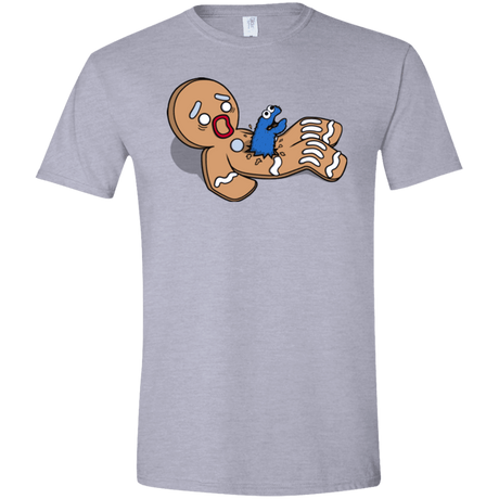 T-Shirts Sport Grey / X-Small Alien Nom Nom Men's Semi-Fitted Softstyle