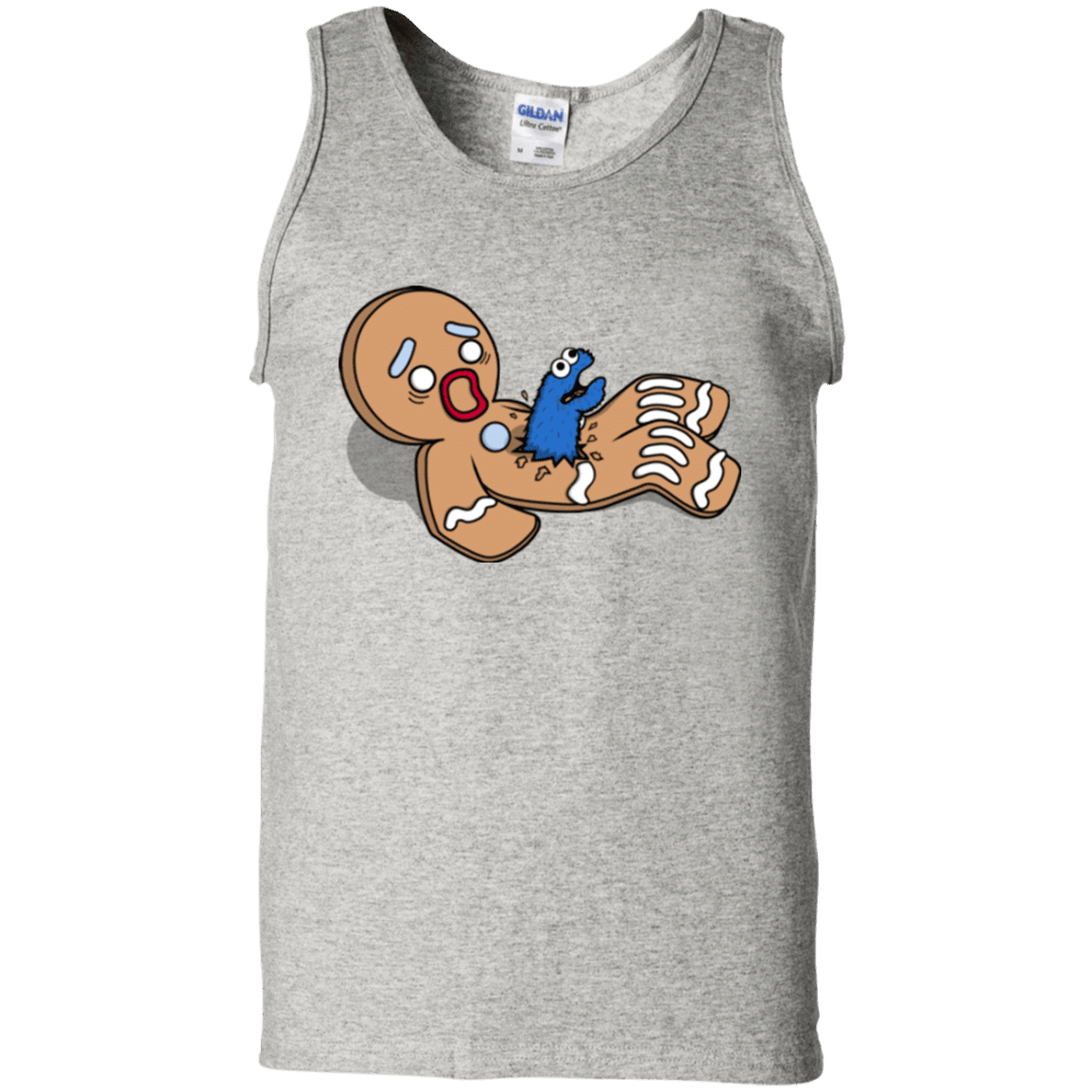 T-Shirts Ash / S Alien Nom Nom Men's Tank Top