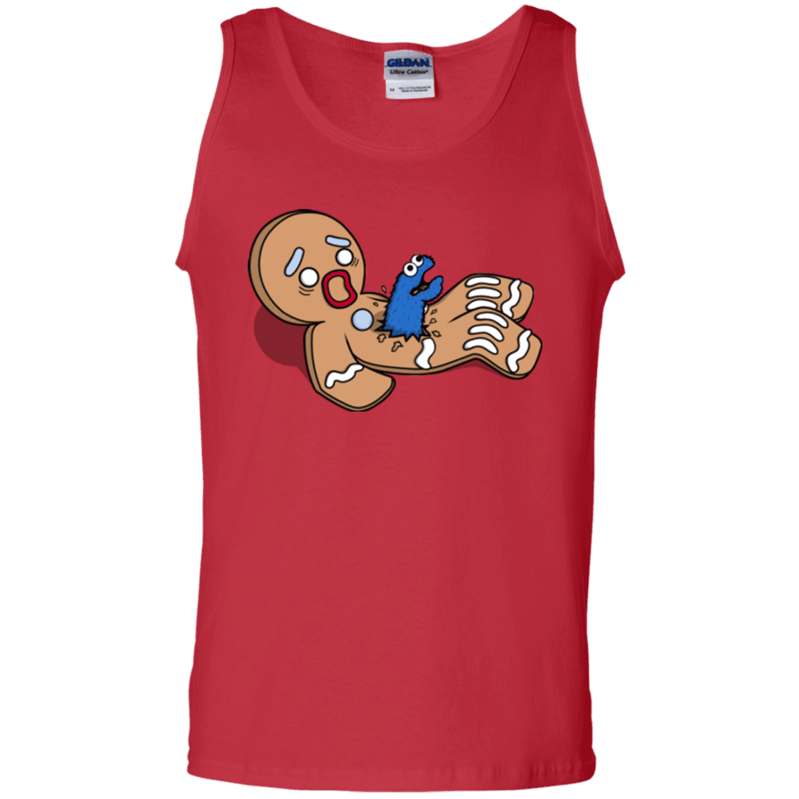 T-Shirts Red / S Alien Nom Nom Men's Tank Top