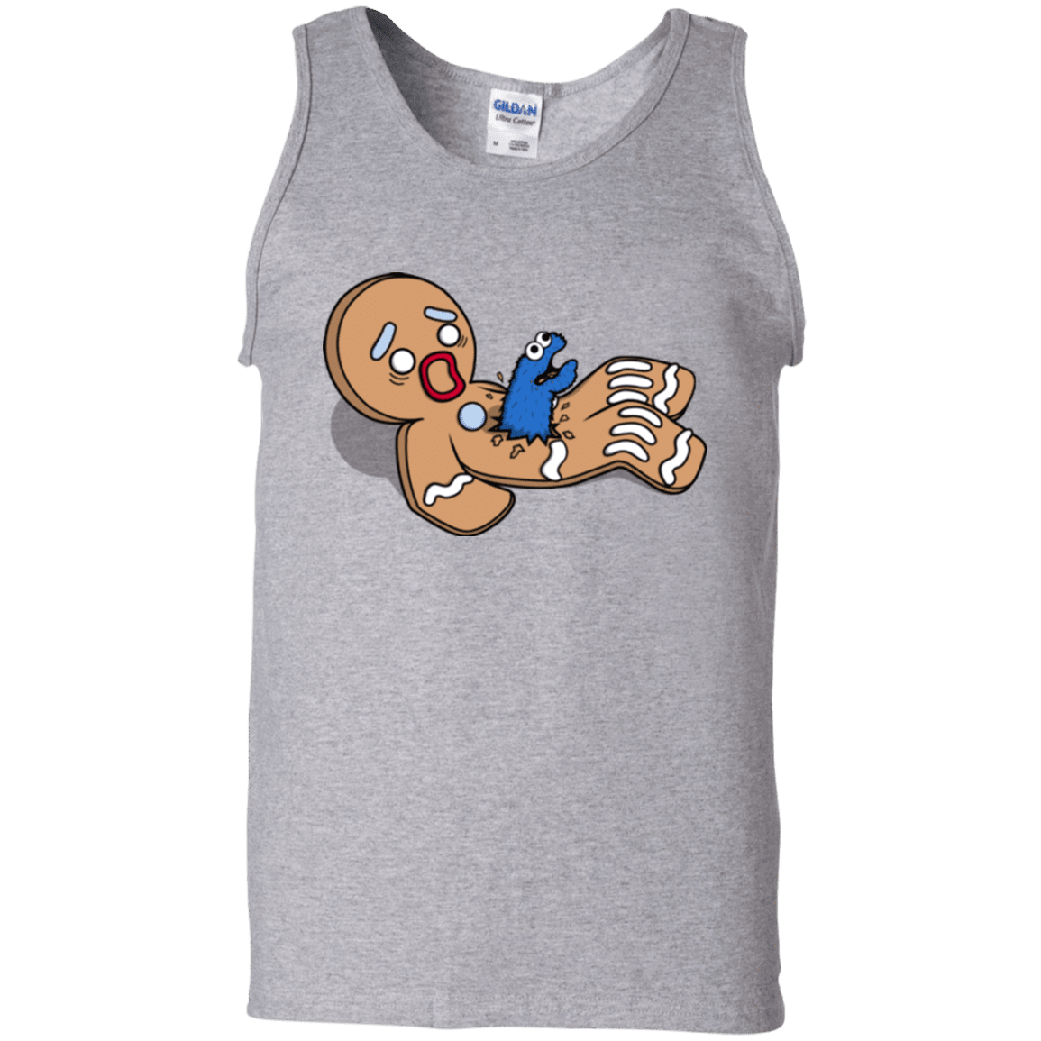 T-Shirts Sport Grey / S Alien Nom Nom Men's Tank Top