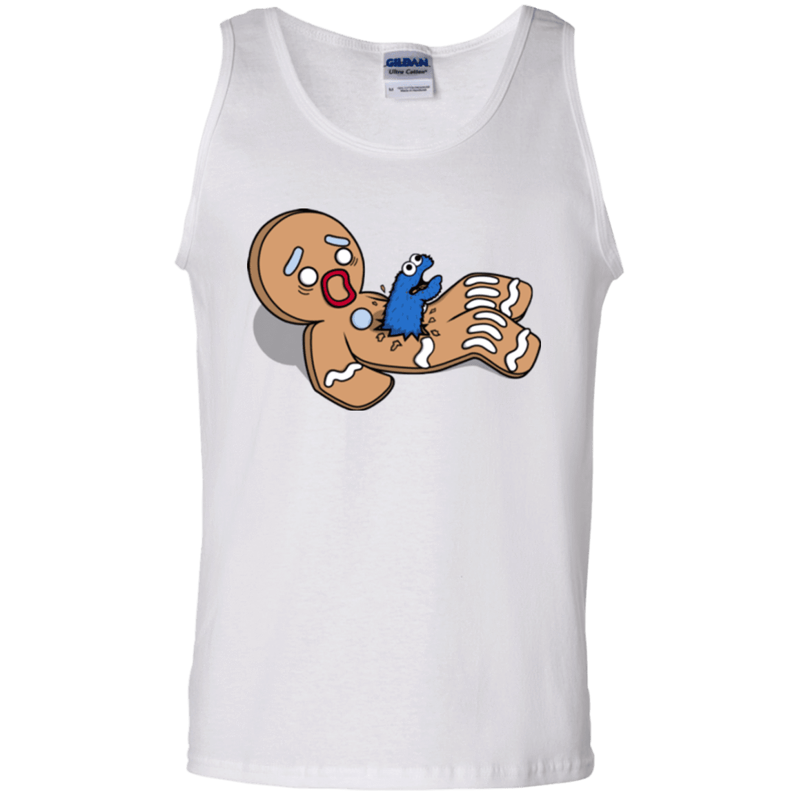 T-Shirts White / S Alien Nom Nom Men's Tank Top