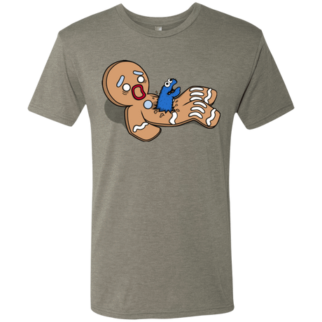 T-Shirts Venetian Grey / S Alien Nom Nom Men's Triblend T-Shirt