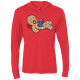 T-Shirts Vintage Red / X-Small Alien Nom Nom Triblend Long Sleeve Hoodie Tee