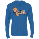 T-Shirts Vintage Royal / X-Small Alien Nom Nom Triblend Long Sleeve Hoodie Tee