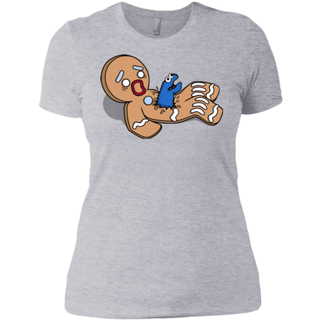T-Shirts Heather Grey / X-Small Alien Nom Nom Women's Premium T-Shirt