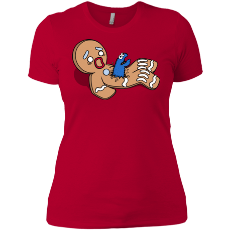 T-Shirts Red / X-Small Alien Nom Nom Women's Premium T-Shirt