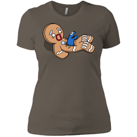 T-Shirts Warm Grey / X-Small Alien Nom Nom Women's Premium T-Shirt