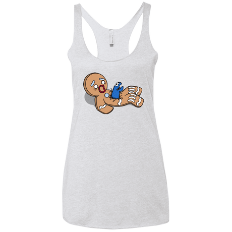 T-Shirts Heather White / X-Small Alien Nom Nom Women's Triblend Racerback Tank