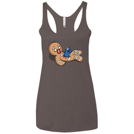 T-Shirts Macchiato / X-Small Alien Nom Nom Women's Triblend Racerback Tank