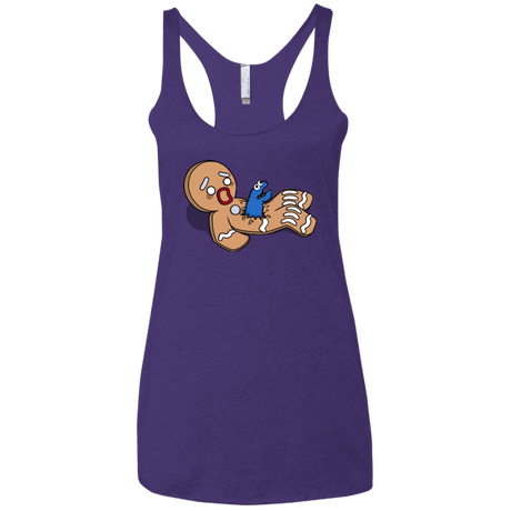 T-Shirts Purple Rush / X-Small Alien Nom Nom Women's Triblend Racerback Tank