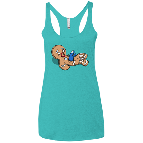 T-Shirts Tahiti Blue / X-Small Alien Nom Nom Women's Triblend Racerback Tank