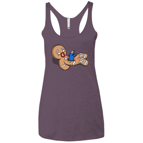 T-Shirts Vintage Purple / X-Small Alien Nom Nom Women's Triblend Racerback Tank
