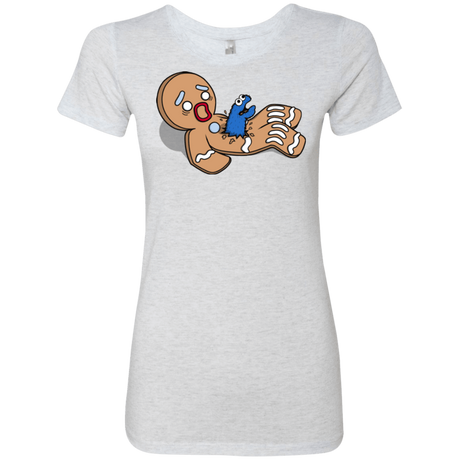 T-Shirts Heather White / S Alien Nom Nom Women's Triblend T-Shirt