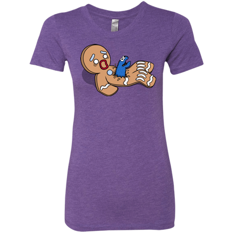 T-Shirts Purple Rush / S Alien Nom Nom Women's Triblend T-Shirt