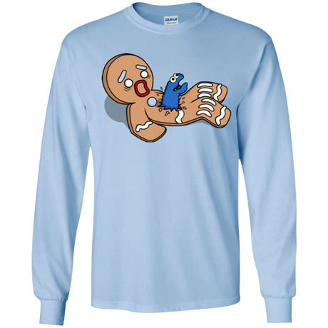 T-Shirts Light Blue / YS Alien Nom Nom Youth Long Sleeve T-Shirt