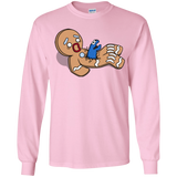 T-Shirts Light Pink / YS Alien Nom Nom Youth Long Sleeve T-Shirt