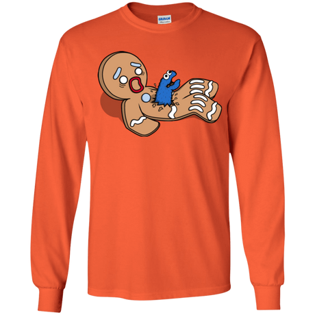 T-Shirts Orange / YS Alien Nom Nom Youth Long Sleeve T-Shirt