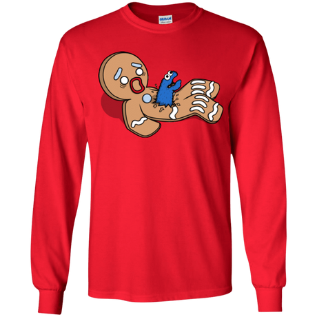 T-Shirts Red / YS Alien Nom Nom Youth Long Sleeve T-Shirt