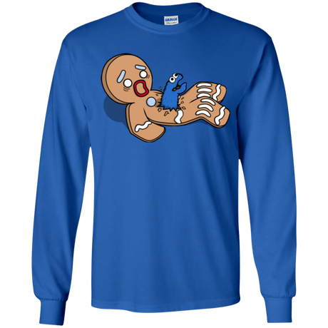 T-Shirts Royal / YS Alien Nom Nom Youth Long Sleeve T-Shirt