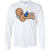 T-Shirts White / YS Alien Nom Nom Youth Long Sleeve T-Shirt