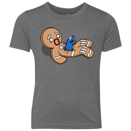 T-Shirts Premium Heather / YXS Alien Nom Nom Youth Triblend T-Shirt