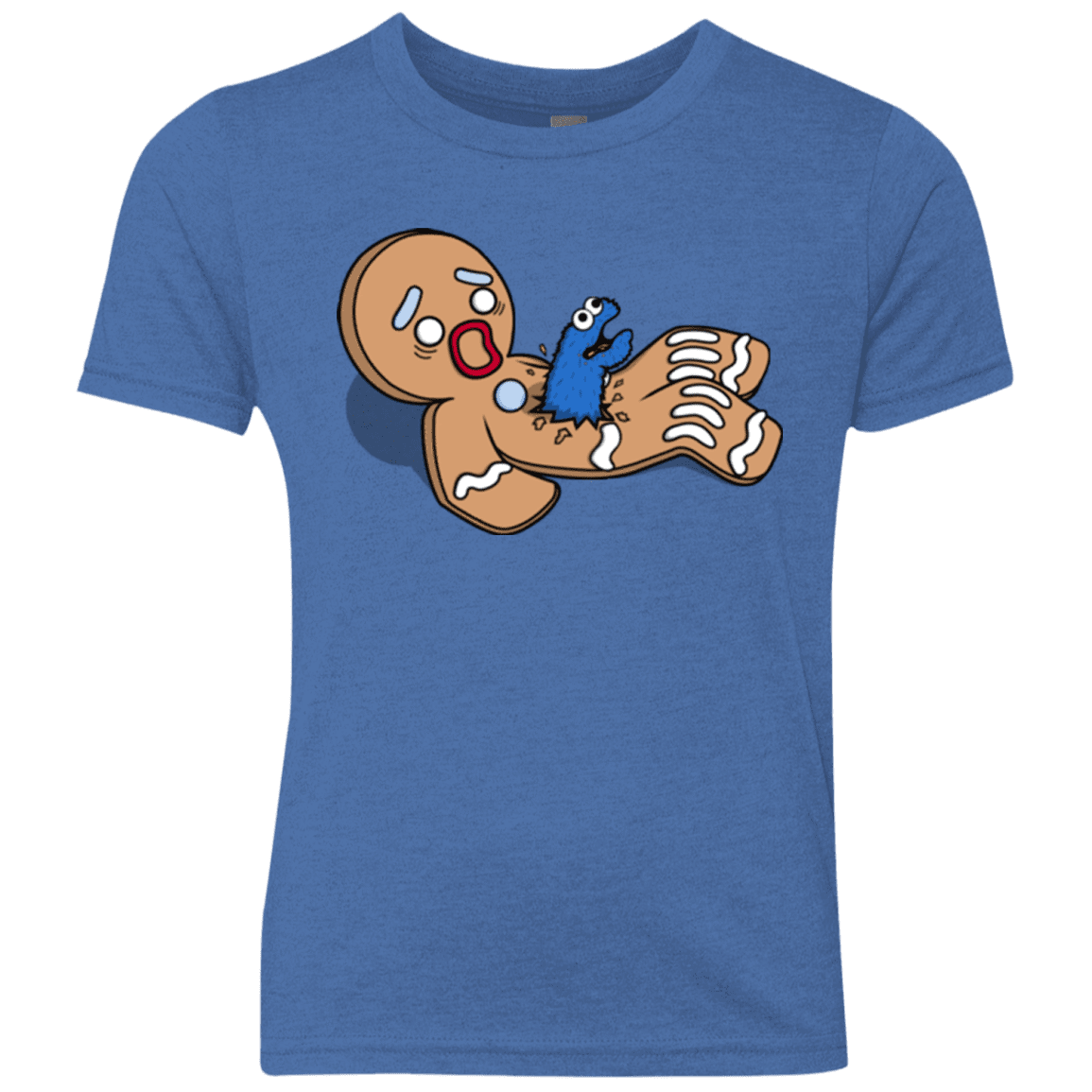 T-Shirts Vintage Royal / YXS Alien Nom Nom Youth Triblend T-Shirt