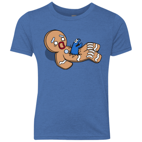 T-Shirts Vintage Royal / YXS Alien Nom Nom Youth Triblend T-Shirt