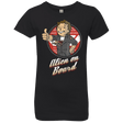 T-Shirts Black / YXS Alien on Board Girls Premium T-Shirt