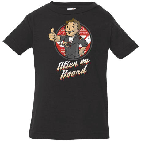 T-Shirts Black / 6 Months Alien on Board Infant Premium T-Shirt