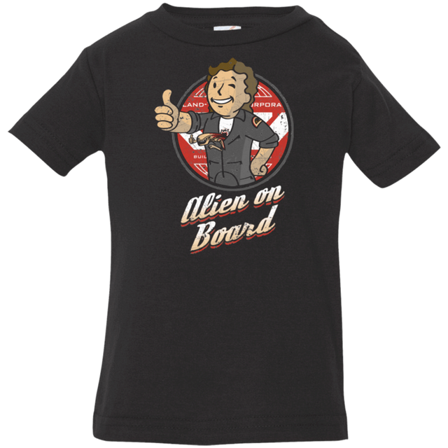 T-Shirts Black / 6 Months Alien on Board Infant Premium T-Shirt