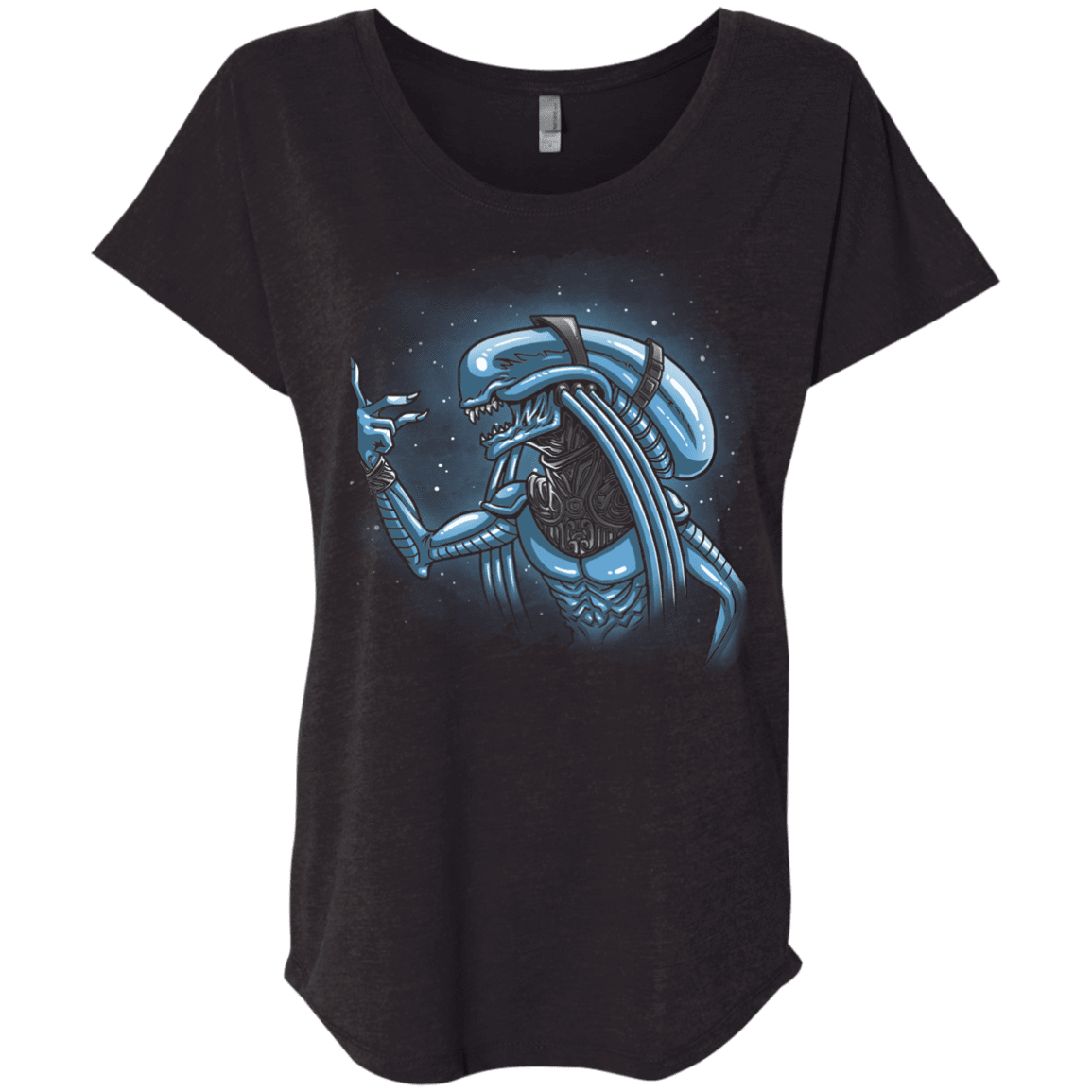 T-Shirts Vintage Black / X-Small Alien Plavalaguna Triblend Dolman Sleeve