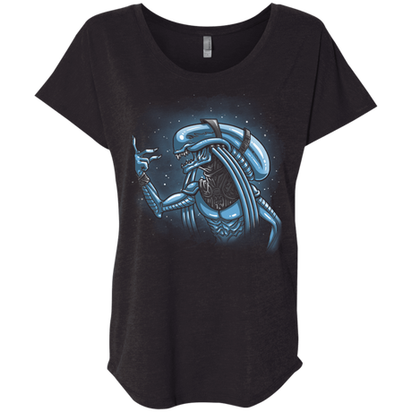 T-Shirts Vintage Black / X-Small Alien Plavalaguna Triblend Dolman Sleeve