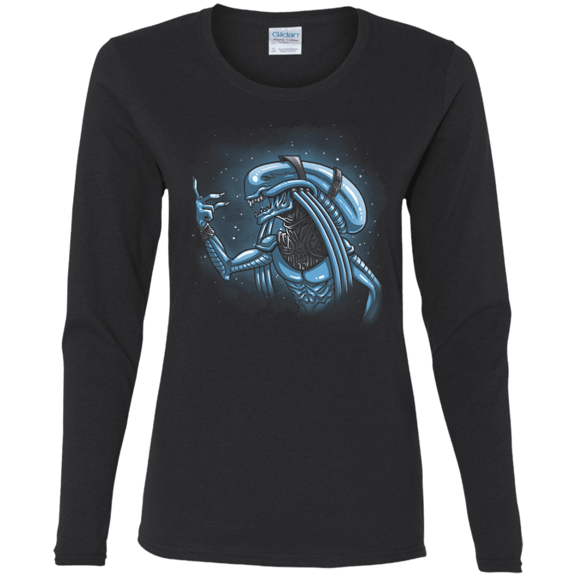 T-Shirts Black / S Alien Plavalaguna Women's Long Sleeve T-Shirt