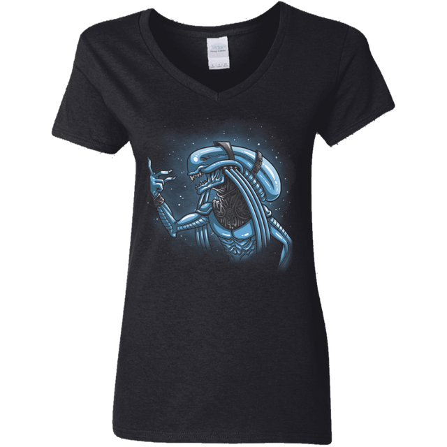 T-Shirts Black / S Alien Plavalaguna Women's V-Neck T-Shirt