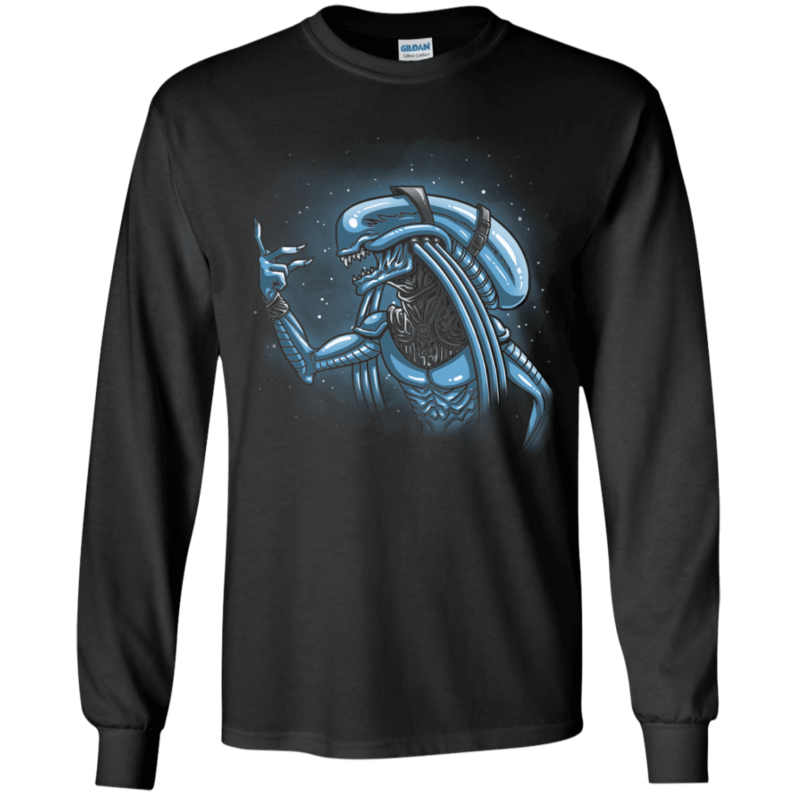 T-Shirts Black / YS Alien Plavalaguna Youth Long Sleeve T-Shirt