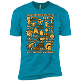 T-Shirts Turquoise / YXS Alien Statistics Boys Premium T-Shirt
