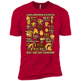 T-Shirts Red / X-Small Alien Statistics Men's Premium T-Shirt