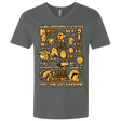 T-Shirts Heavy Metal / X-Small Alien Statistics Men's Premium V-Neck